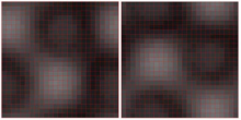 Frame spatio-temporale originale (sulla sinistra) - Frame spazio-temporale trasformata (sulla destra)