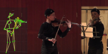 Registrazione multimodale di una esecuzione al violino